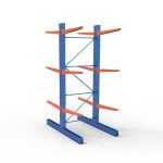 HEAVY DUTY POWDER COATED CANTILEVER RACK DOUBLE SIDED STARTER BAY