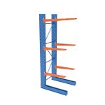 HEAVY DUTY POWDER COATED CANTILEVER RACK SINGLE SIDED STARTER BAY