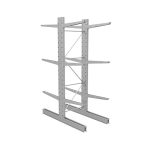 HEAVY DUTY GALVANISED CANTILEVER RACK DOUBLE SIDED STARTER BAY