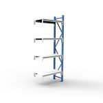 Longspan Add-On Bay With 4 Adjustable Steel Shelves