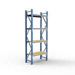 Longspan Starter Bay With 4 Adjustable Timber Shelves