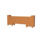 SINGLE BAY PALLET RACK END PROTECTOR - 400MM H